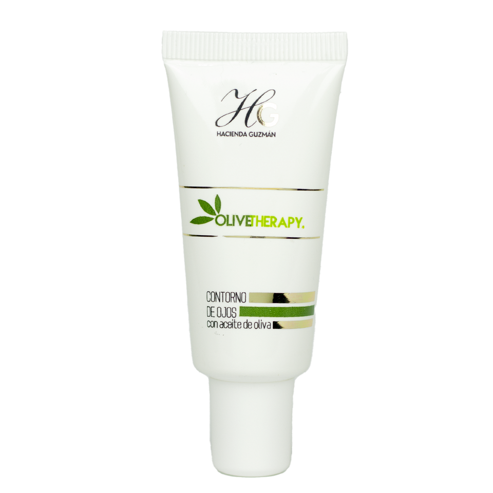 Contorno de ojos con aceite de oliva