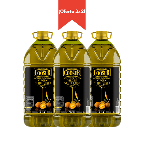3x2 Aceite de oliva virgen Serie Oro 5L
