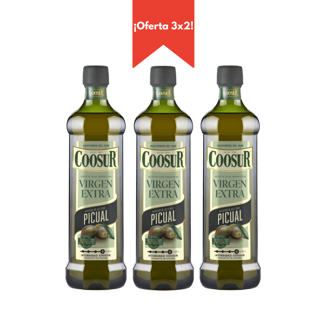 3x2 Aceite de oliva virgen extra picual 1L