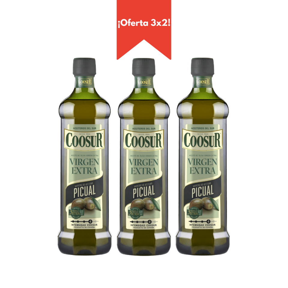 3x2 Aceite de oliva virgen extra picual 1L